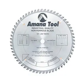 510601-30 Amana Tool Carbide Tipped Aluminum And Non-ferrous Metals 10 Inch Dia X 60t Tc