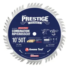 610504c Amana Tool 738685105047 Carbide Tipped Prestige Combination Ripping And Crosscut 10 Inch D X