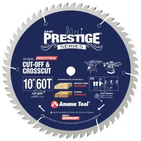 610600c Amana Tool 738685106006 Carbide Tipped Prestige Cut-off And Crosscut 10 Inch D X 60t Atb