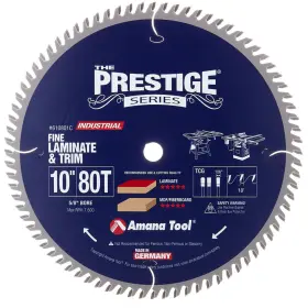610801c Amana Tool 738685108017 Carbide Tipped Prestige Fine Cut-off And Crosscut 10 Inch D X 80t Tcg