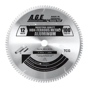 Md12-105 Amana Tool 738685631515 A.g.e. Series By - Non-ferrous 12 Inch X 100t 1 Bore