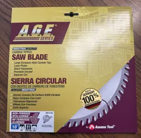 Md10-805 Amana Tool A.g.e. Series 10 Inch Carbide Tipped Saw Blade - 80t New