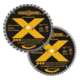Angelsword 313115343314 10 Inch Table Saw Blade/miter Blade 40t For Ripping Cross Cutti