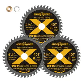 Csbw-4-7 Angelsword Csbw-4-7/8xx 4-1/2 Inch Circular Saw Blade 7/8 Arbor 40t Used On Angle Grinder For Rippi