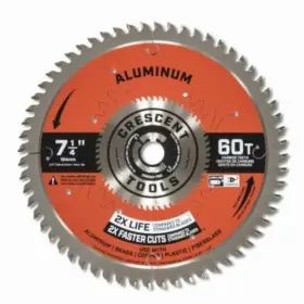 Csbam-760 Apex Crescent 7-1/4 Inch X 60-tooth Medium Aluminum Circular Saw Blade