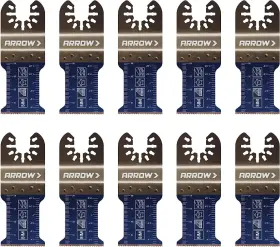 Osc107-10 Arrow 079055107101 Standard Wood And Nail Oscillating Tool Blade For Pvc Copper