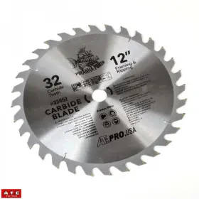 Ate 789610586608 12 Inch X 32 Carbide Tipped Ripping Saw Blade