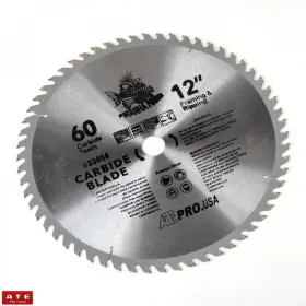 Ate-33054 Ate Pro. Usa 12 Inch X 60 Tooth Carbide Tipped Saw Blade