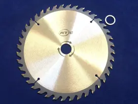 Atie 445043739709 9 Inch 40 Tooth Carbide Tip General Purpose Wood Cutting Circular Saw Blade Fits 1
