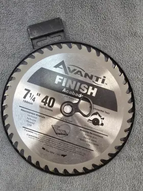 Avanti 008925083917 7-1/4 Inch X 40-tooth Finish Circular Saw Blade