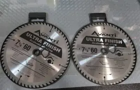 A0700r Avanti 008925108702 2 Pks 7-1/4 Inch X 60-tooth Fine Finish Circular Saw Blade 7 1/4 New #g2