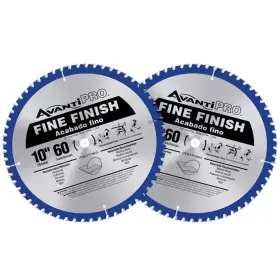 Avanti Pro 445026678636 10 Inch X 60-tooth Fine Finish Circular Saw Blade Value Pack 2-pack