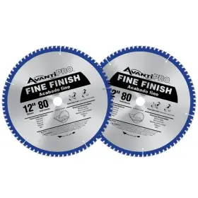 Avanti Pro 711181228397 12 Inch X 80-tooth Fine Finish Circular Saw Blade 2-pack