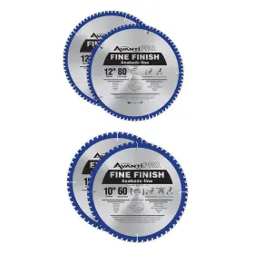 P128080106060pp Avanti Pro 10 Inch X 60-tooth Saw Blade 2-pack And 12 80-tooth Circular Blades