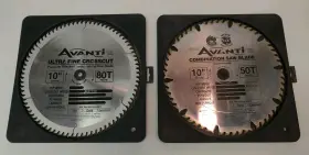 Tk806 Avanti Tk906 10 Inch Saw Blade Lot Of 2 - 50t / 80t