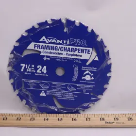 P0724 Avantipro Circle Saw Blade 24t X 7-1/4 Inch