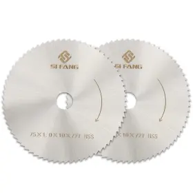 Baisiky 445031257291 Baiwen 2 Pack 3 Inch Hss Circular Saw Blade 72t For Wood Plastic Metal Tile Cutt