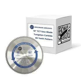 Benchmark Abrasives B0749rrjrh Tct 10 Inch Circular Saw Blade Tungsten Carbide Tipped