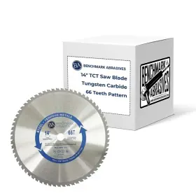 Benchmark Abrasives B0749sjzxm Tct 14 Inch Circular Saw Blade Tungsten Carbide Tipped