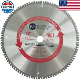 Benchmark Abrasives B075fzbwzm Tct 12 Inch Saw Blade Tungsten Carbide Tipped Circular