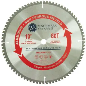 Benchmark Abrasives B075g35r13 10 Tct Saw Blade Tungsten Carbide Tipped Circular