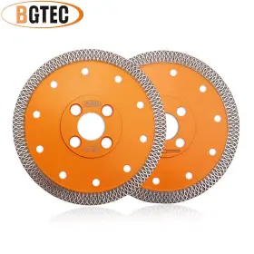Cst010522u2 Bgtec 2pcs 5ftft/125mm Turbo Cutting Disc Diamond Saw Blade Tile Ceramic Marble Granite