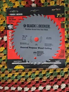 73-037 Black & Decker 028874730373 And 7-1/4 Inch 40 Tooth Blade 5/8