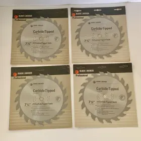 73-369 Black Decker 028874733695 4 And 7 1/4 Inch Circular Saw Blades 20 Carbide Tipped Teeth Nos