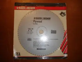73-047 Black Decker And 7-1/4 Inch -inch Plywood Saw Blade