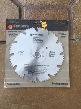 73-157 Black Decker New And Inch Professional Resharpenable Saw Chrome Plated Blade