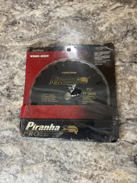 73-572 Black Decker And 7 1/4 Inch 24 Teeth Premium Carbide Piranha Pro Usa New