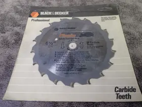73-716 Black Decker New And Piranha 6 1/2 Inch X 18t Carbide Circular Saw Blade Bn157