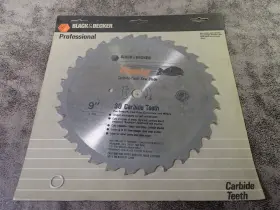 73-739 Black Decker New And Piranha 9 Inch X 30t Carbide Circular Saw Blade Bn255