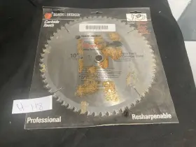 73-770 Black Decker And 10 Inch Piranha 32 Carbide Teeth Saw Blade.m See Notes