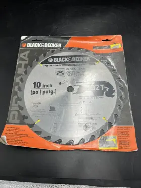 77-740 Black Decker And Piranha 10 Inch 32t Carbide Plus Circular Saw Blade 5/8 Arbor