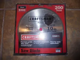926811 Black Decker New Craftsman Plywood 10-inch 200-tooth Table Saw/chop Saw 5/8-inch Arbor Usa