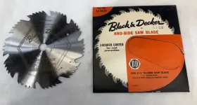 U-1621 Black Decker Vintage And Kro-bide Circular Saw Combination Blade 6.5 Inch