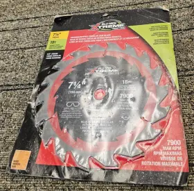 7115 Blu Mol 7-1/4 Inch Carbide Tipped Circular Saw Blade 18 Teeth