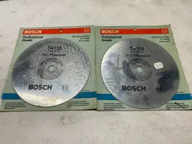 Bosch 3609386512 2x Circular Saw Blades T4110 7-1/4 Inch Plywood Nos