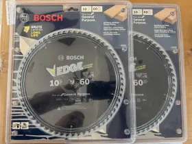 Bosch Dcb1060 Edge 10 In 60t Carbide Circular Saw Blade 2-pack