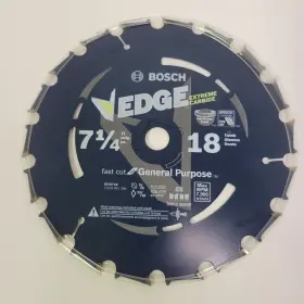 Dcb718 Bosch 7-1/4 In 18-tooth Tungsten Carbide-tipped Steel Circular Saw Blade