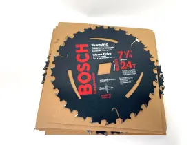 Wd724b10 Bosch Wd724 7-1/4 Inch X 24t Circular Saw Blade Arbor Diamond Knockout