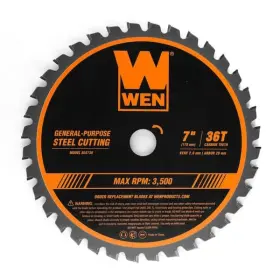 Branded 313047281210 7 Inch 36-tooth Carbide-tipped Professional Saw Blade For Steel Cutting