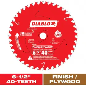 D0641r Branded Diablo 6-1/2 Inch X 40-teeth Framing Circular Saw Blade For Wood