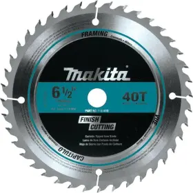 T-01410 Branded 6-1/2 Inch 40t Carbide-tipped Circular Saw Blade Makita Steel Plate Cutting