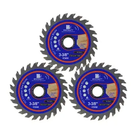 Bco02085113r003oo Brschnitt 3-3/8 Circular Saw Blad Carbide Wood Cutting Disc Cut-off Wheel Plastic 3pcs
