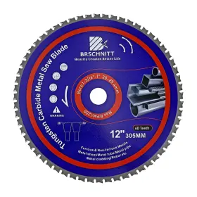 Bco03305105r Brschnitt 12 Inch Metal Cutting Circular Saw Blade - Tungsten 305mm Blue