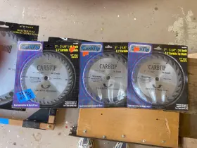 Carbtip 792363385381 7 Inch -7 1/4 Carbide Saw Blades