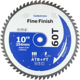 Catonrace 726084034853 10 Inch Wood Cutting Saw Blade Combination 60t