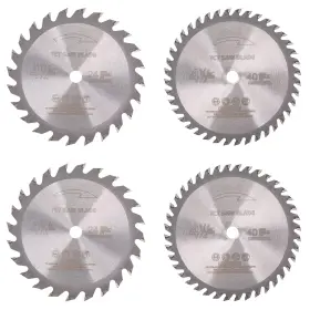 Ceeda 313022793783 4pack 4-1/2 Inch Compact Circular Saw Blade Set With 3/8 10mm Arbor 115mm 24t